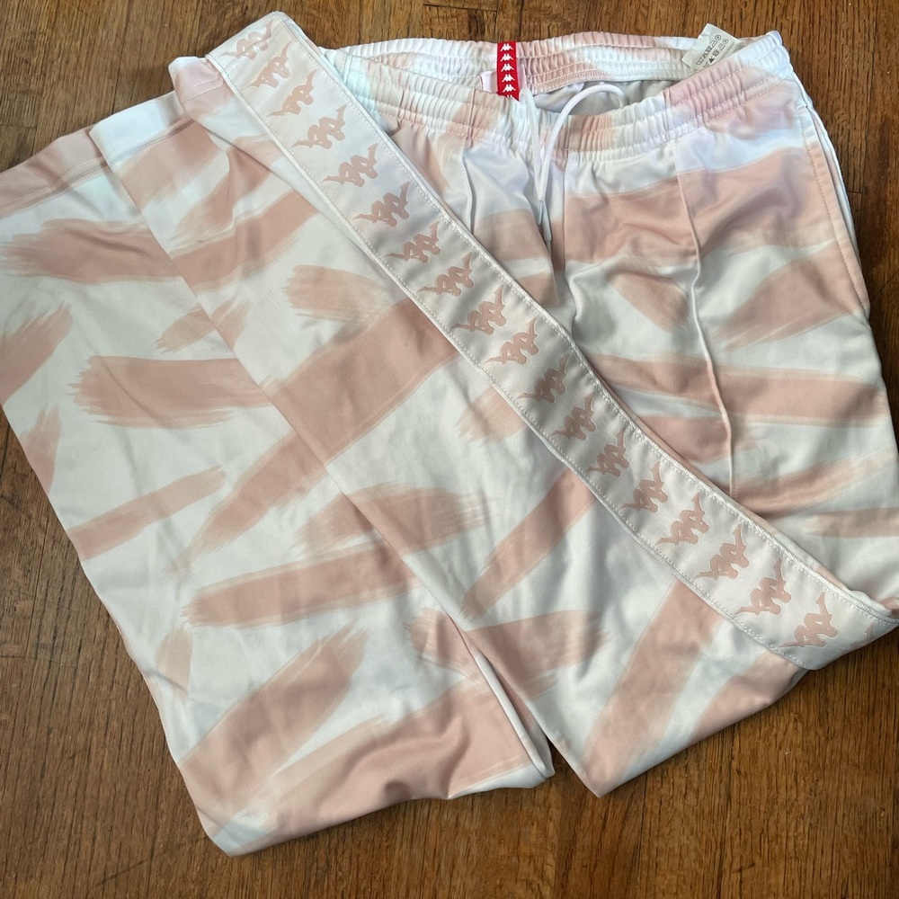 Pink and White Kappa Sweats